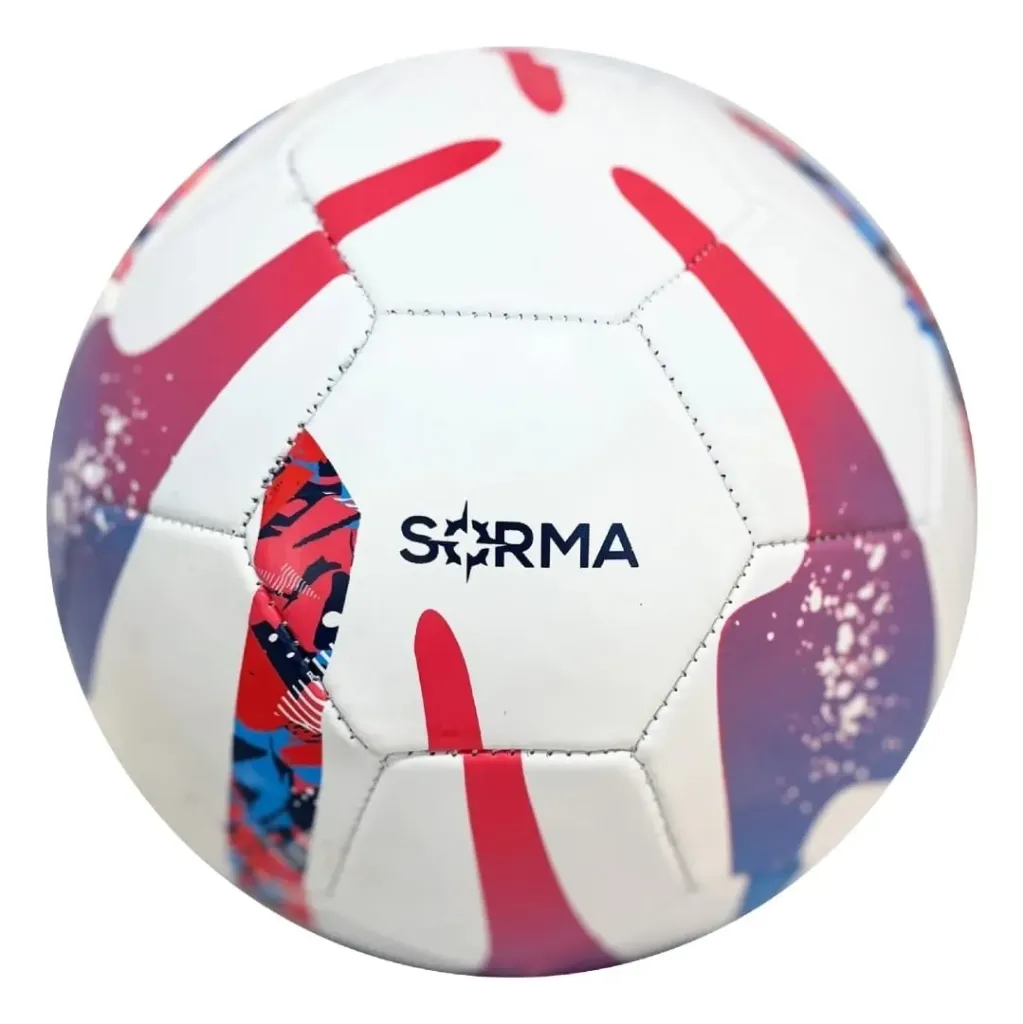 [10139R] Balón Fútbol Sorma N°5 Pvc Rojo